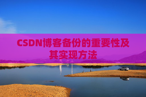 CSDN博客备份的重要性及其实现方法